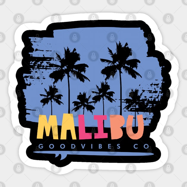 Malibu surf the waves Sticker by NeedsFulfilled